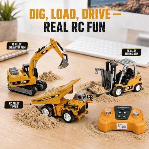 RC Modellbau: RC Baufahrzeuge 3in1 – Neu und originalverpackt aus Hundwil von Equiply 5