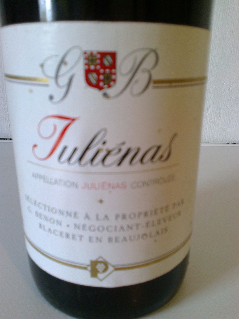Vino: Julienas G. Benon 1996, Versand möglich!!!! – Nuovo (secondo la descrizione) da Krauchthal venduto da Tokaji67 1