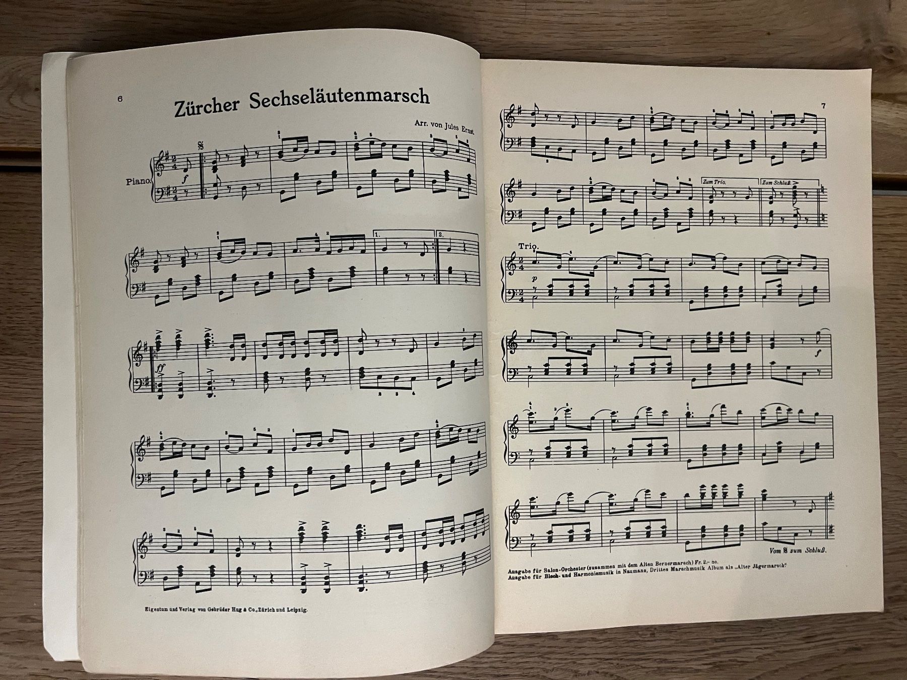 Bücher: Neues Schweizer Marschalbum (KoA) – Gebraucht aus Hermetschwil-Staffeln von militaria-schweiz 4