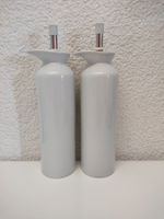 Weisses 2-teilig Öl & Essig-Set aus Porzellan