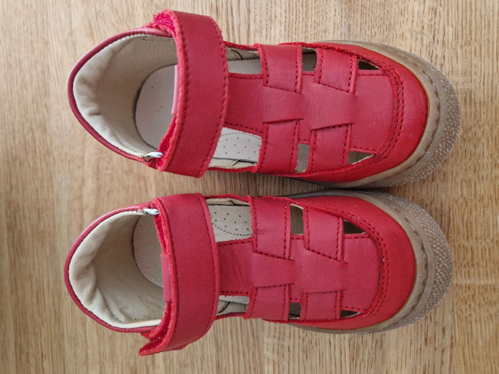 Naturino Schuhe für Jungen: Naturino red sandals size 23 leather hook-and-loop – Neu und originalverpackt aus Plan-les-Ouates von cniewola 3
