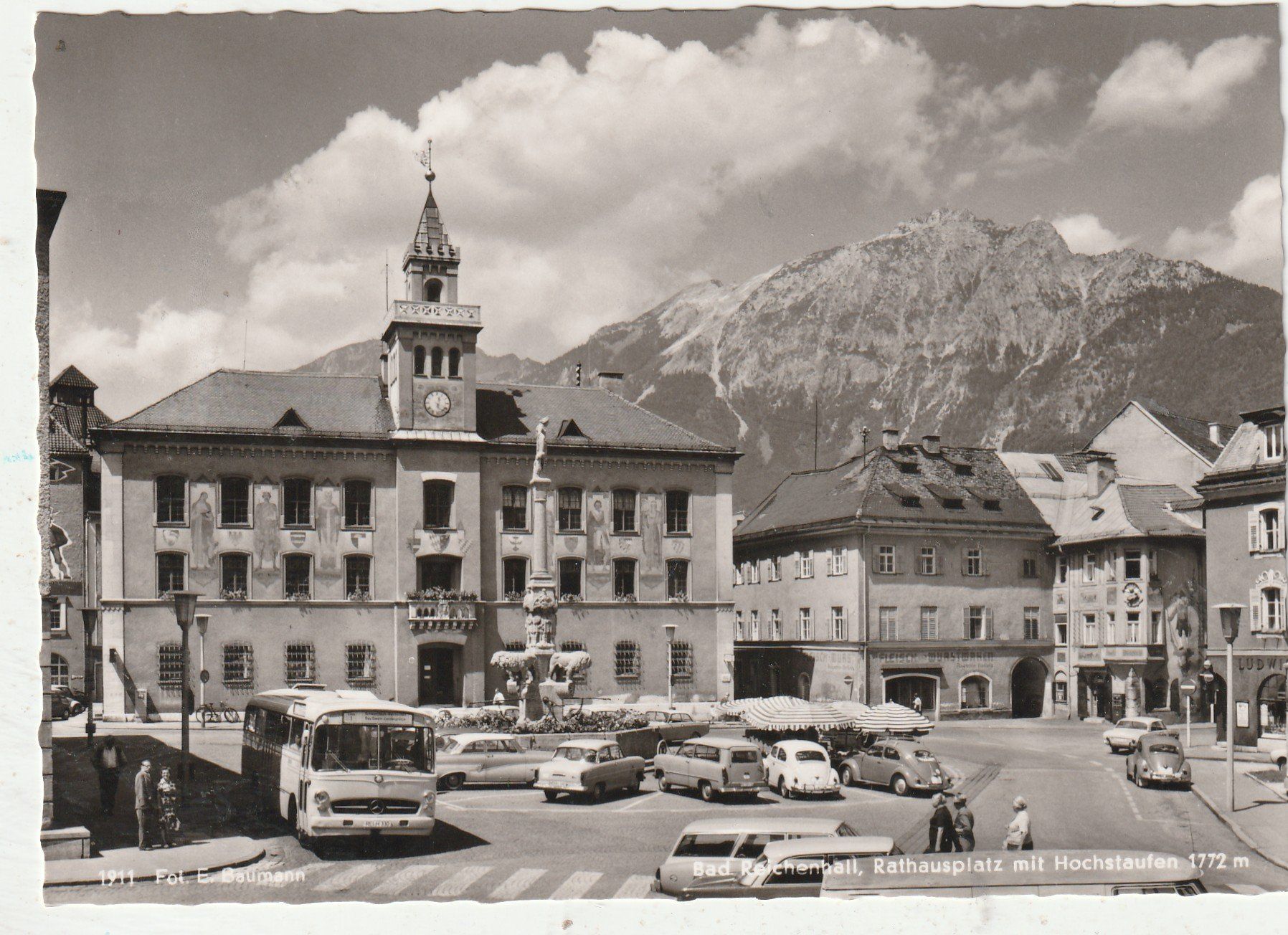 Cartoline postali: Bad Reichenhall Rathausplatz – Usato da Lumbrein venduto da made02