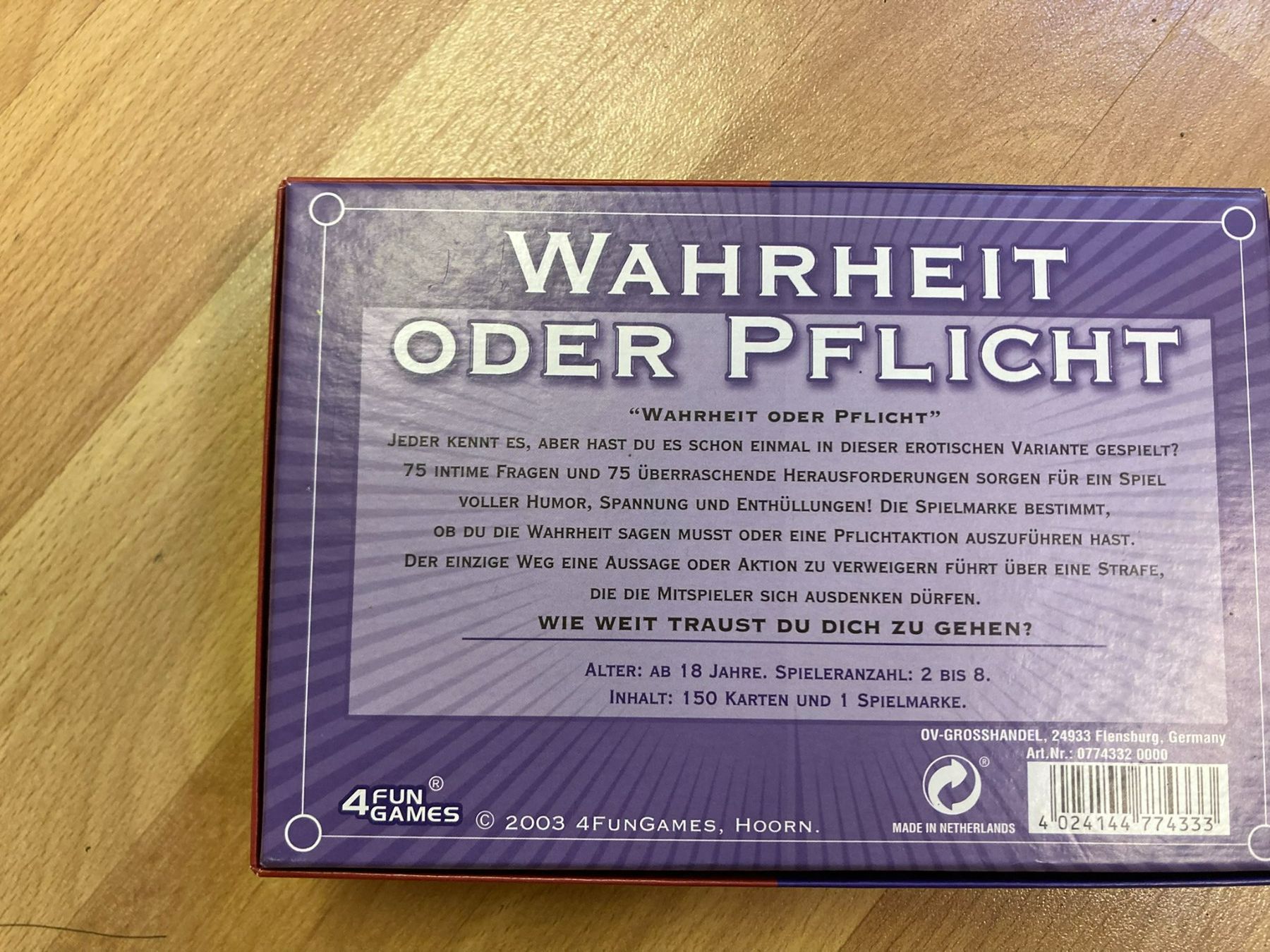 Giochi: Wahrheit oder Pflicht – Nuovo (secondo la descrizione) da Gümligen venduto da Storcko 1