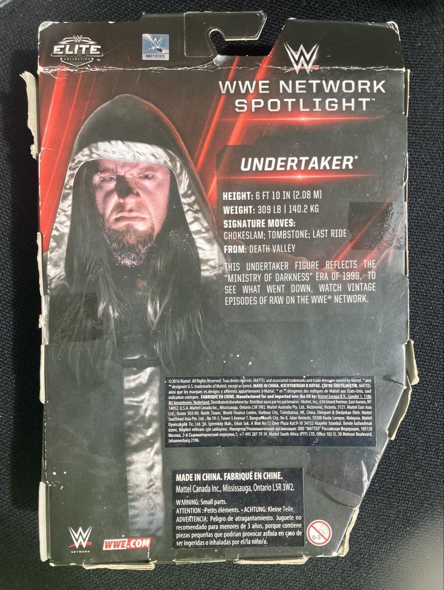Figuren: WWE Undertaker Action Figure "Network Spotlight" – Neu und originalverpackt aus Schaffhausen von Beatstaeks 3