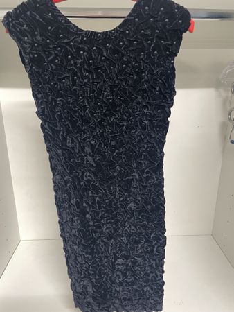 Elegantes schwarzes Samtkleid Gr. S - Festlich!