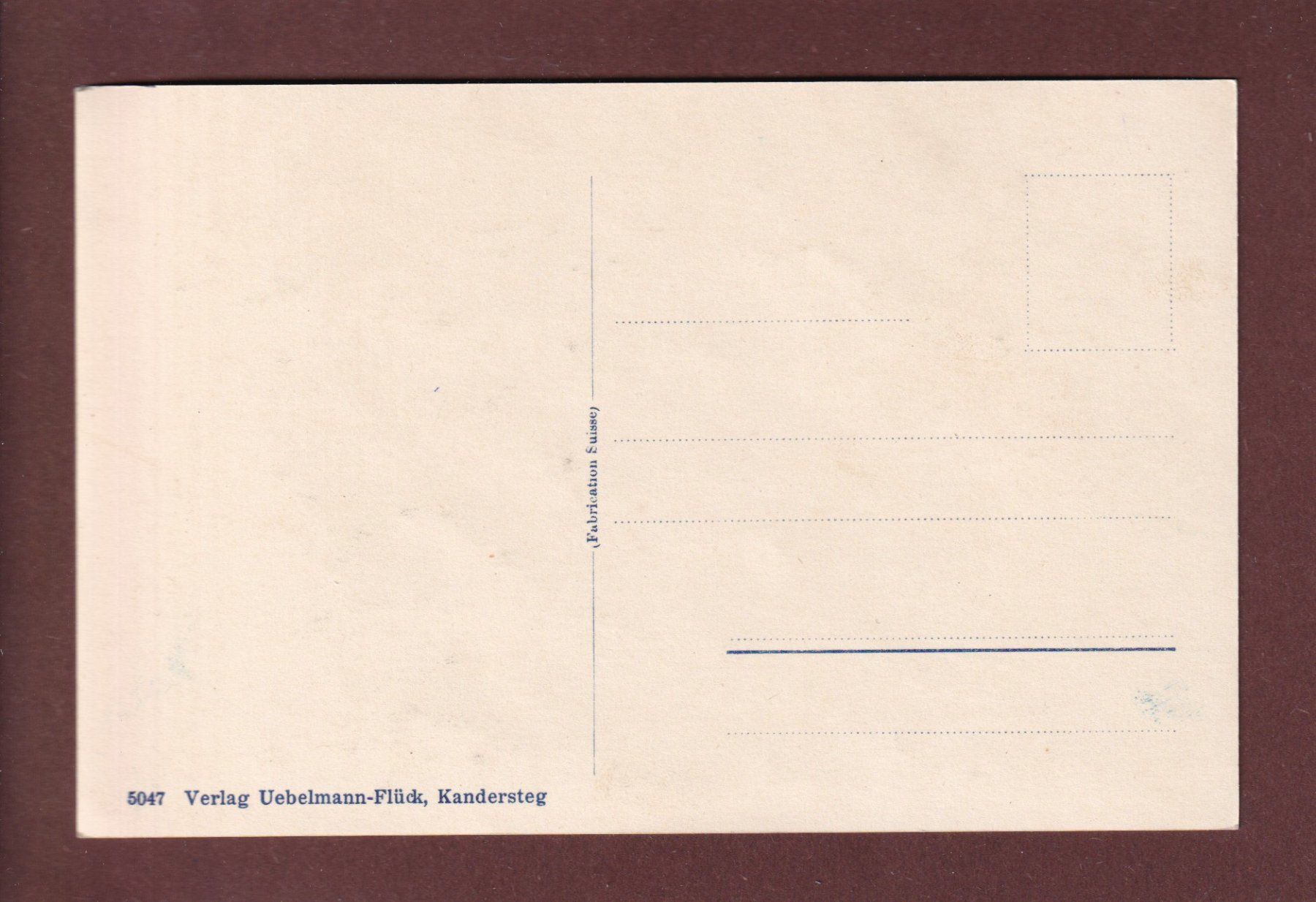 Cartoline postali: OESCHINENSEE - Blümlisalp – Usato da Pully venduto da nicecards 1