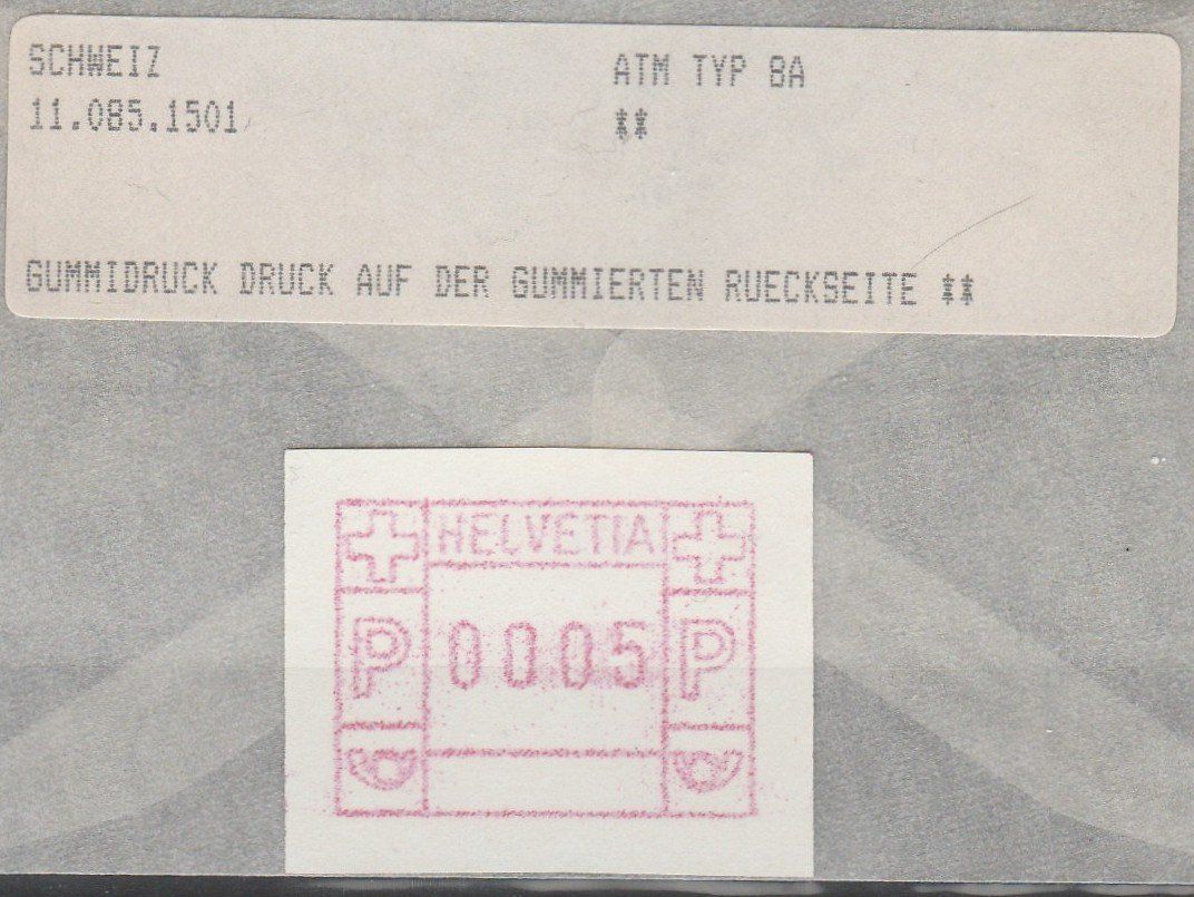 Alle Briefmarken: Nr. 8A Gummidruck – Gebraucht aus Oberglatt ZH von Wiedmi6