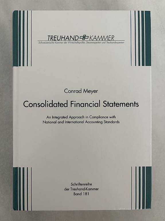 Bücher: Consolidated Financial Statements Conrad Meyer – Gebraucht aus Dübendorf von laser_91