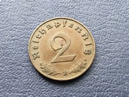 2 Reichspfennig 1939 B.    VZ