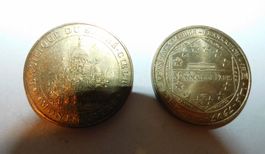 Neue Fundschätze 2 Souvenirmedaillen v Frankreich  2006/2007