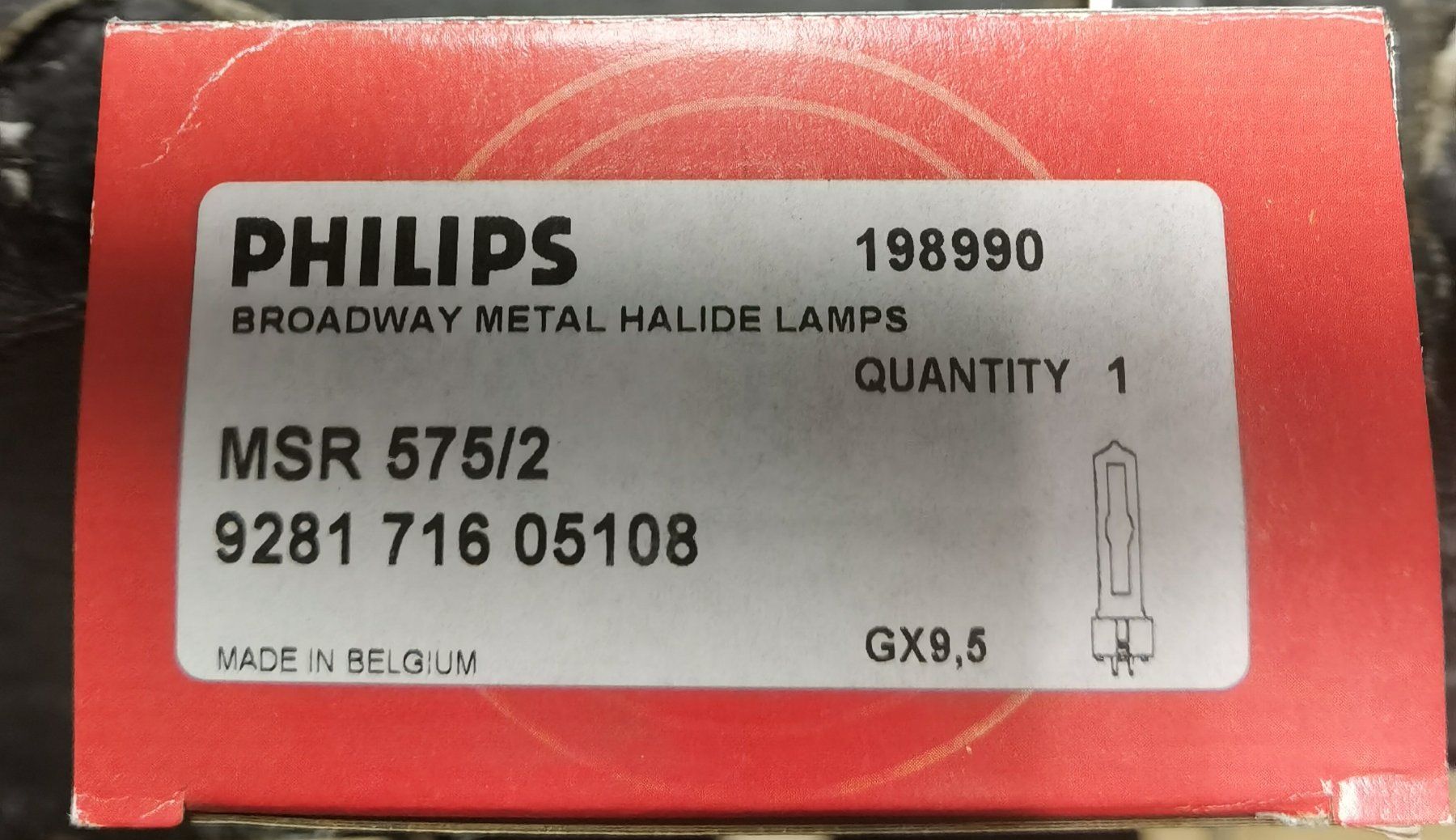 Lampade: MSR 575/2 Lampe – Nuovo e nell'imballaggio originale da Aesch LU venduto da Cubic