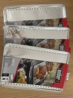 3x Set Weber Hitzeschild Alu Unterlage gross für Grill NEU