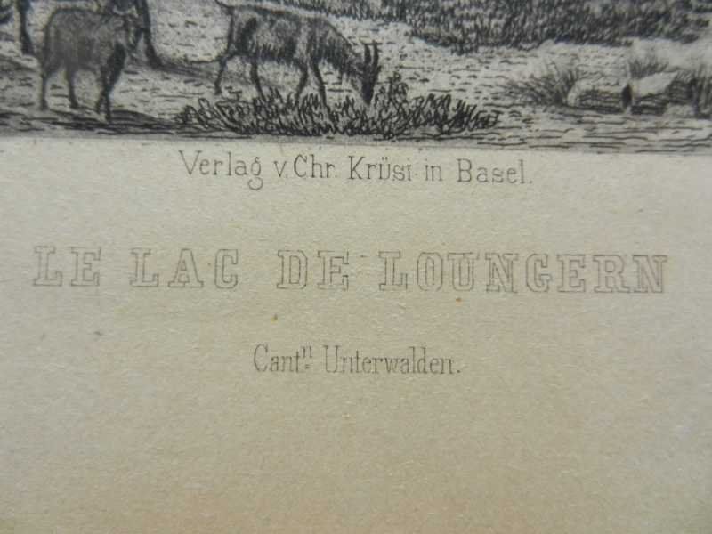 Gravures: Lungern See – D'occasion à Risch par Rischli15 2