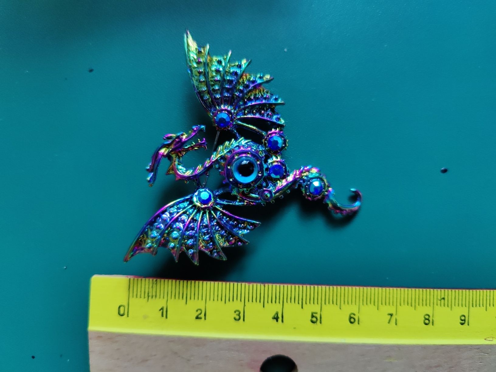 Broches & Aiguilles: Drache Brosche wunderschööön!! Fantasy – Neuf avec emballage d'origine à Degersheim par HariOm 4