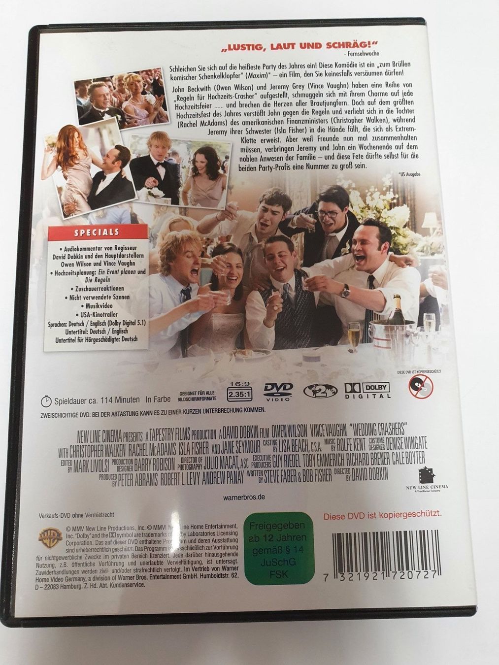 Alle DVDs: Die Hochzeitscrasher – Gebraucht aus Oberdorf BL von BaldenEagle 3