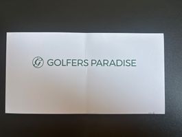 Golfers Paradise Wert-Bon CHF 100.- Gutschein