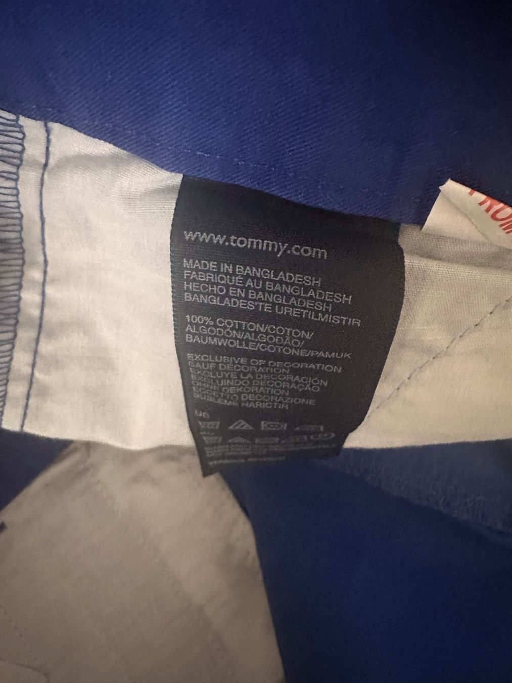 Tommy Hilfiger Pantaloni: Tommy Hilfiger Hose königblau short – Usato da Pfaffhausen venduto da Klaras_second_hand 4