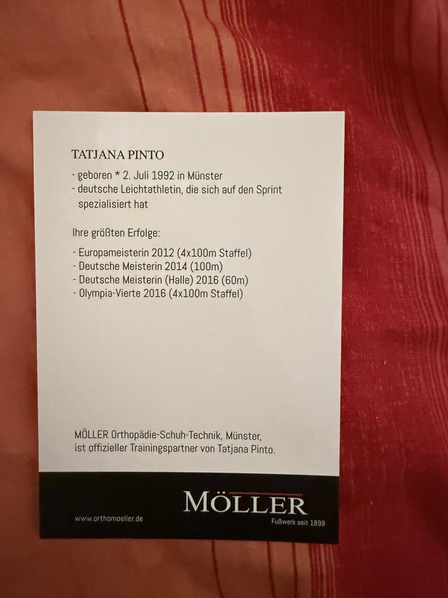 Autografi: Tatjana Pinto Autogrammkarte – Usato da Rüschlikon venduto da andi_841 1