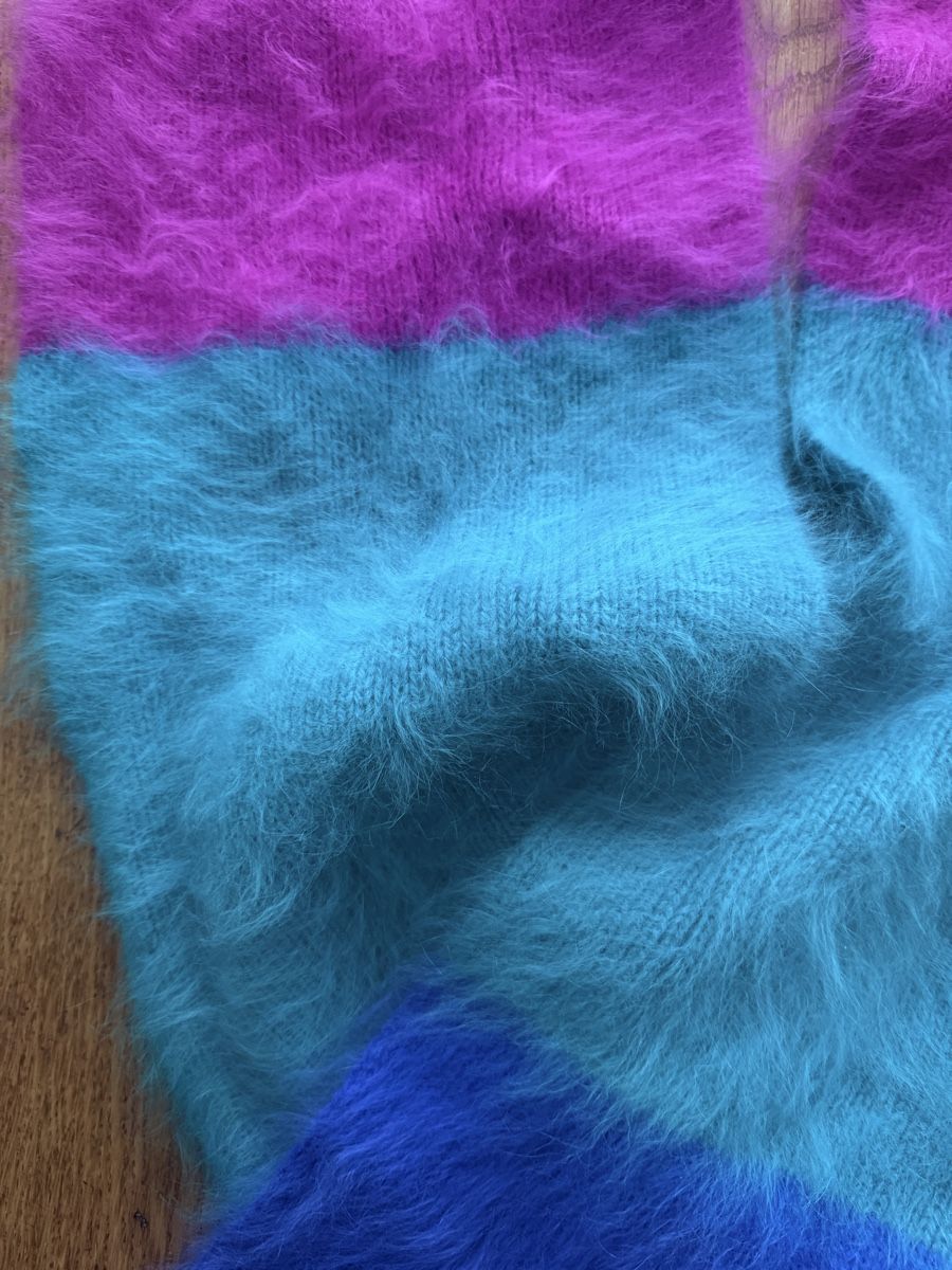 Foulards, Tücher & Schals: vinrage Flauschiger Angora-Schal – Gebraucht aus Siebnen von koschitoschi 1