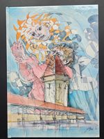 Der Wasserturm zu Luzern – hochwertiger Bildband – Hardcover