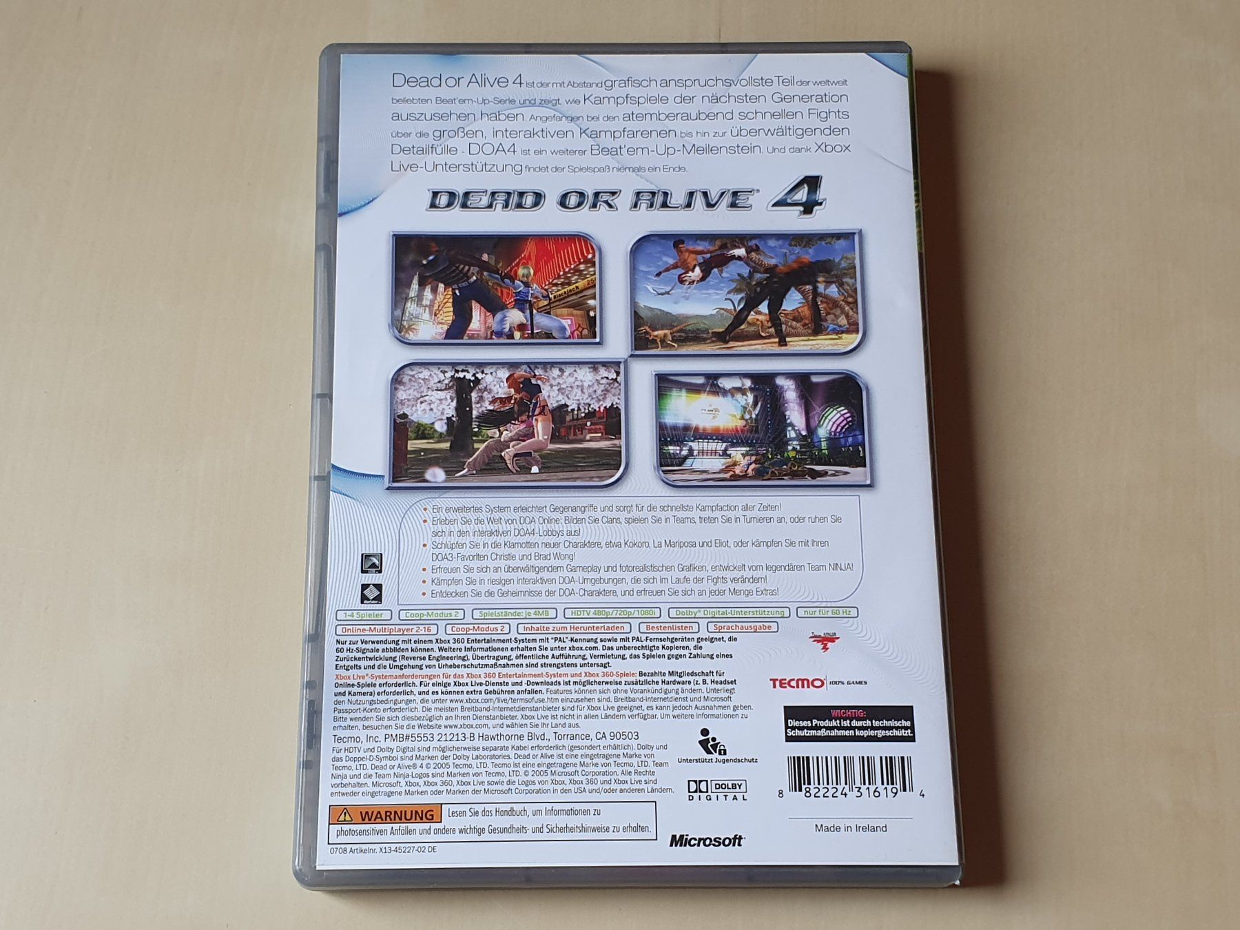 Microsoft Giochi: Dead or Alive 4 – Usato da Stansstad venduto da collectorsshop 1