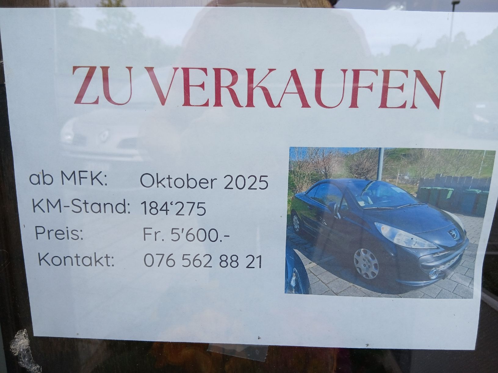 Peugeot Autos: Peugeot 207 CC 1.6i Turbo – Gebraucht aus Adligenswil von karinma 6