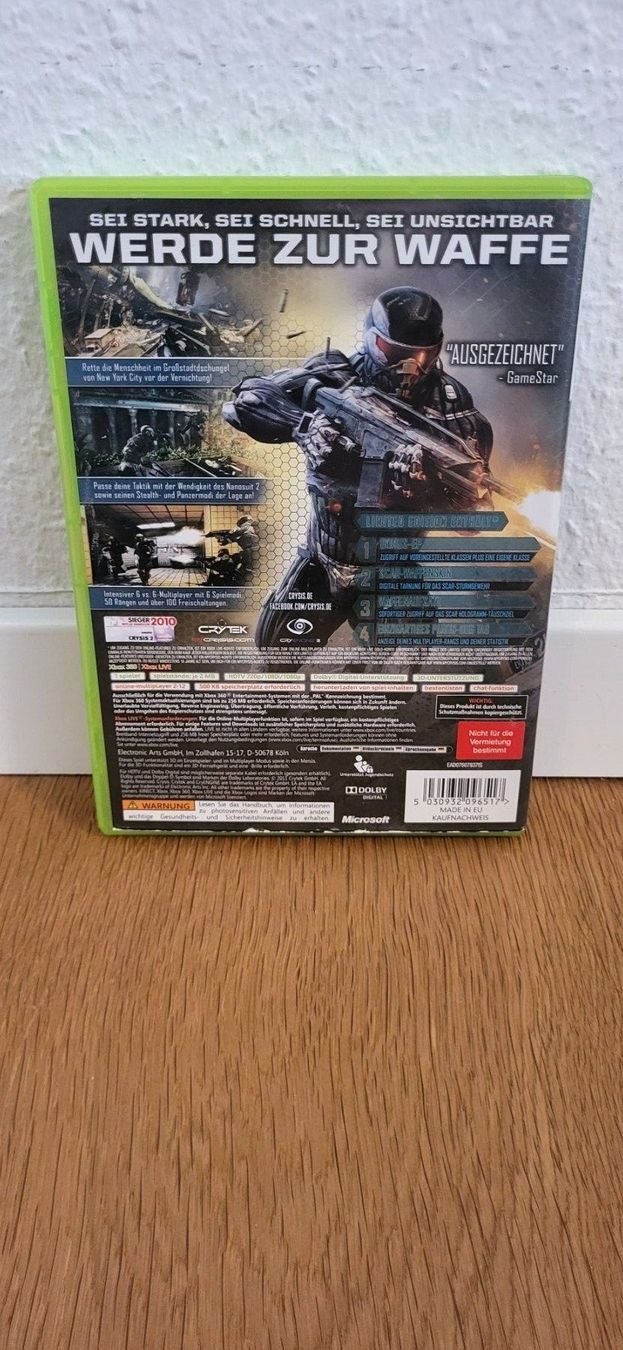 Microsoft Giochi: Xbox 360 - Crysis 2 – Usato da Münsingen venduto da Heroism2010 1