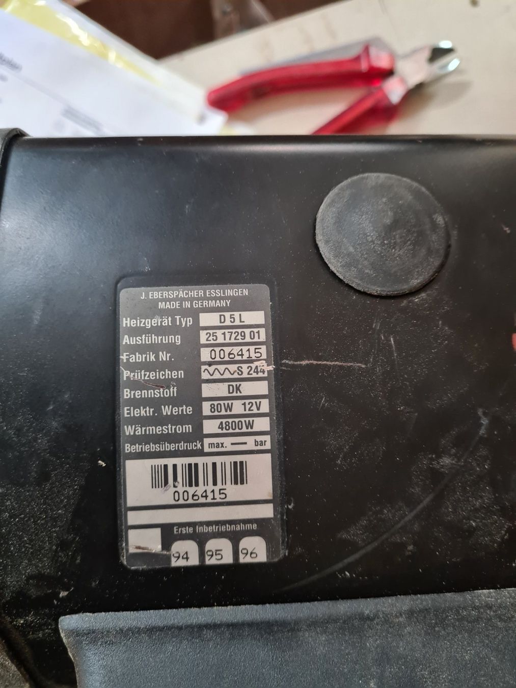 Eberspächer Radiatori: Standheizung eberspächer airtronic d5l – Usato da Hemberg venduto da florio108 1