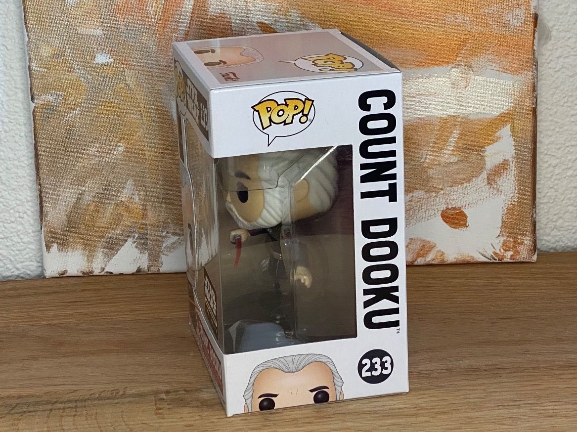 Funko Statuette: Funko Pop - Star Wars - Count Dooku #233 – Nuovo e nell'imballaggio originale da Oensingen venduto da CSCollectors 1