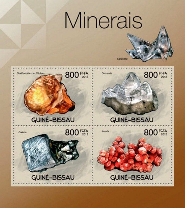 Tutti i francobolli: Block "Minerale". Guinea-Bissau. – Nuovo e nell'imballaggio originale da Basel venduto da Butsch5