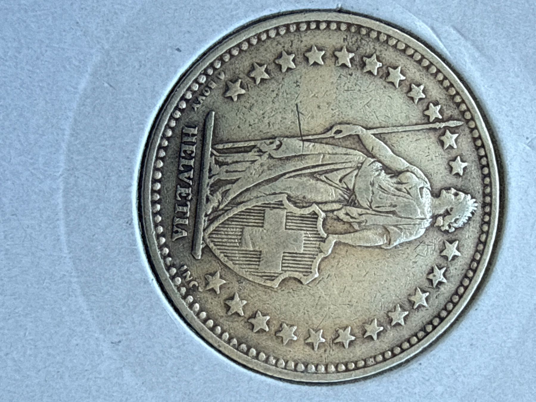 Tutti le monete: Swiss 2 francs 1928 Silver Coin – Usato da Pully venduto da ta571 2