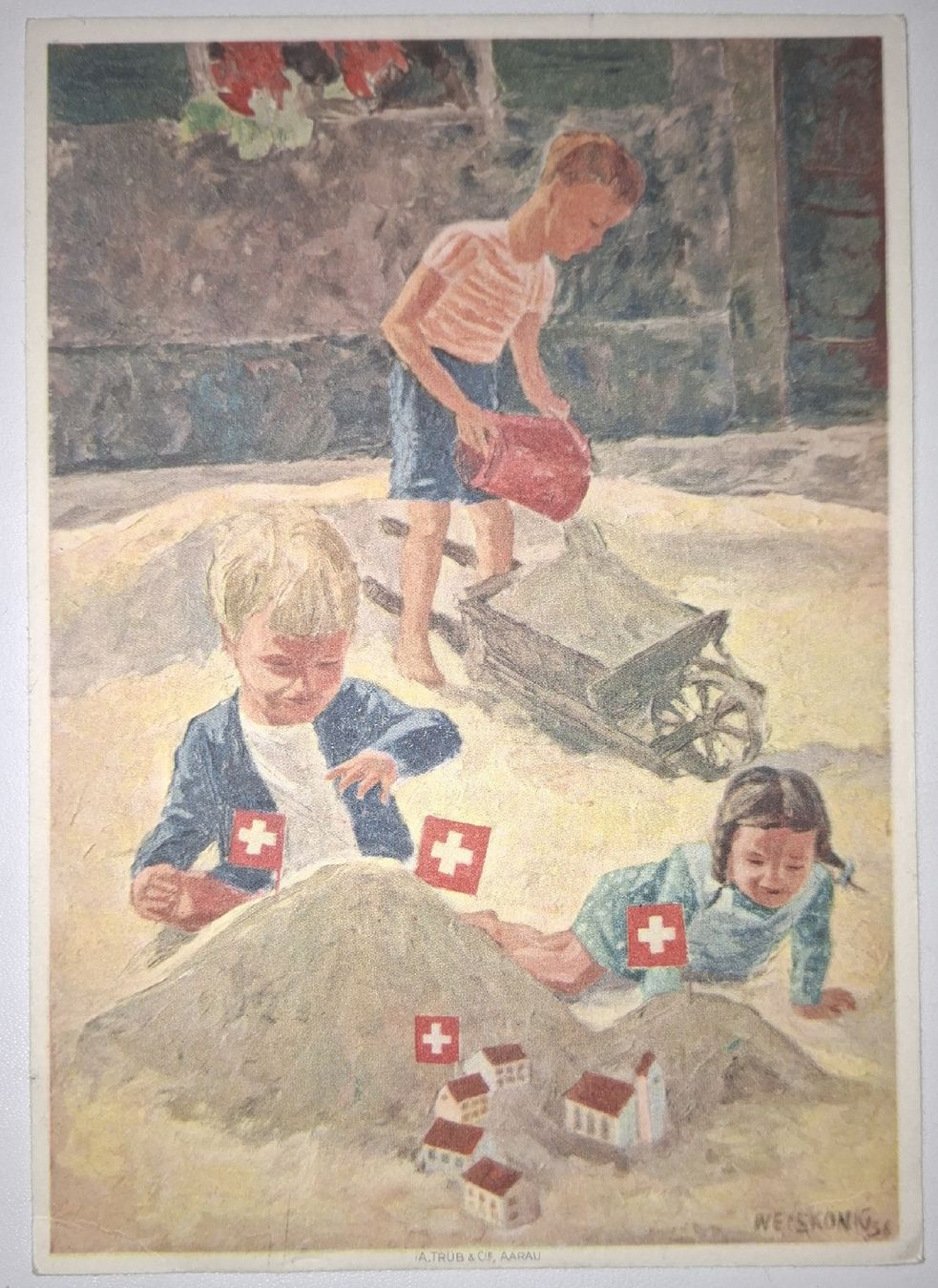 Alle Briefmarken: Bubdesfeier 1937 Schweizerisches Rote Kreuz  – Gebraucht aus Balgach von SIMEON27 1