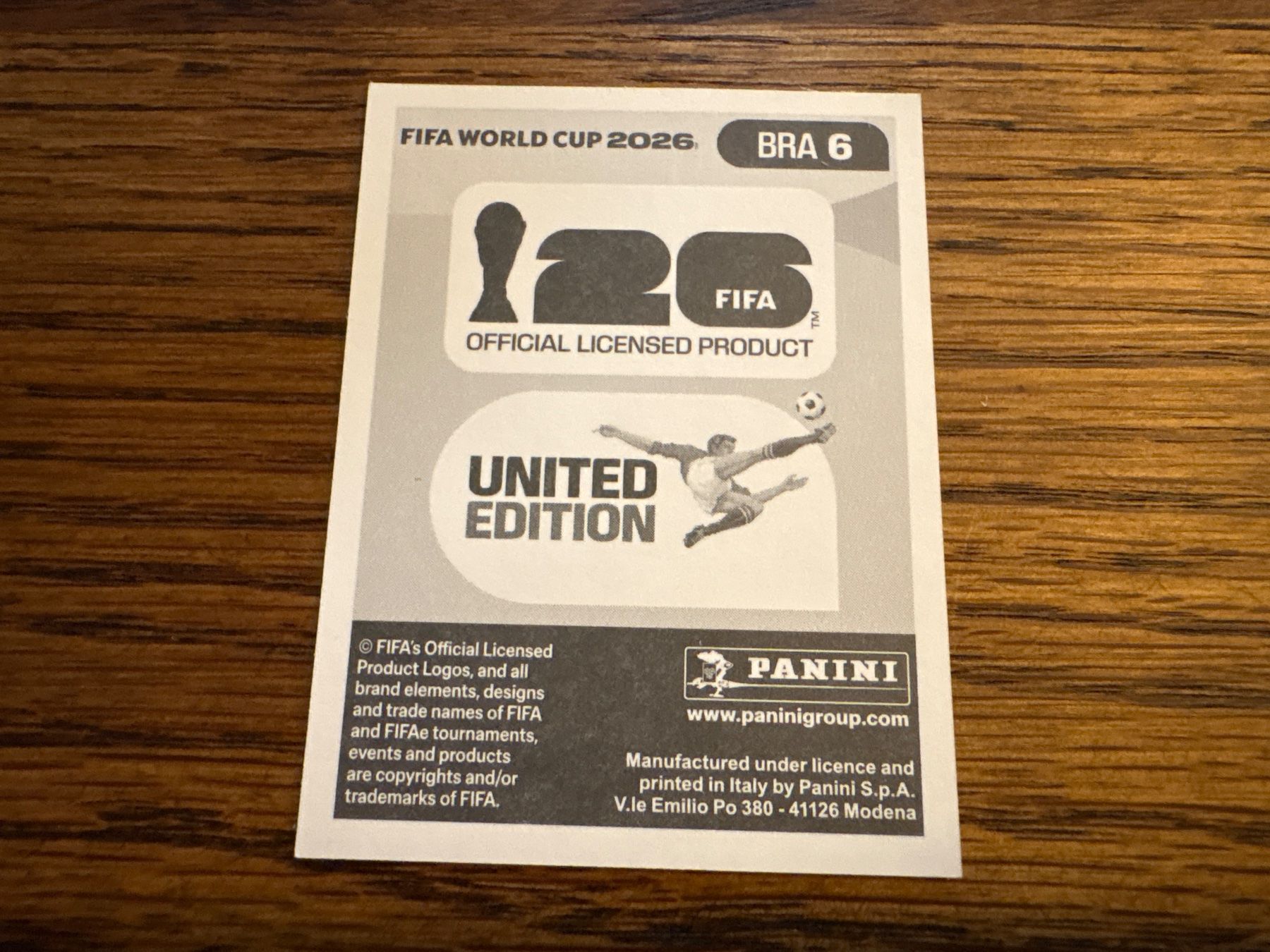 Panini Carte collezionabili: Panini 2026 BRA 6 – Nuovo (secondo la descrizione) da Elsau venduto da Cerry81 1