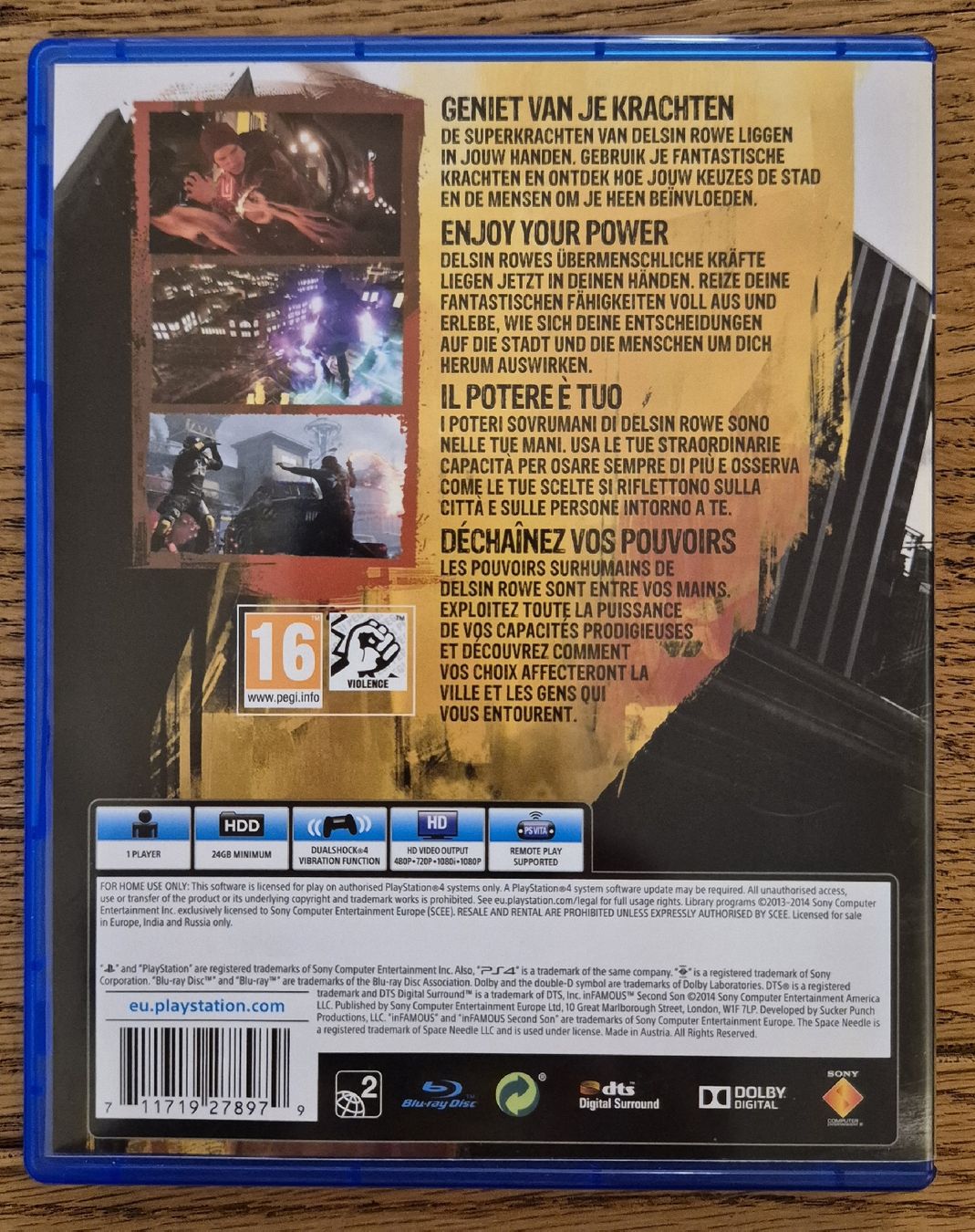 Giochi: PS4 inFAMOUS Second Son – Top Zustand – Nuovo (secondo la descrizione) da Au SG venduto da AlenCompany 1