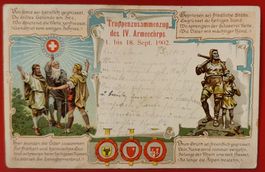 Truppenzusammenzug des IV. Armeekorps 1902