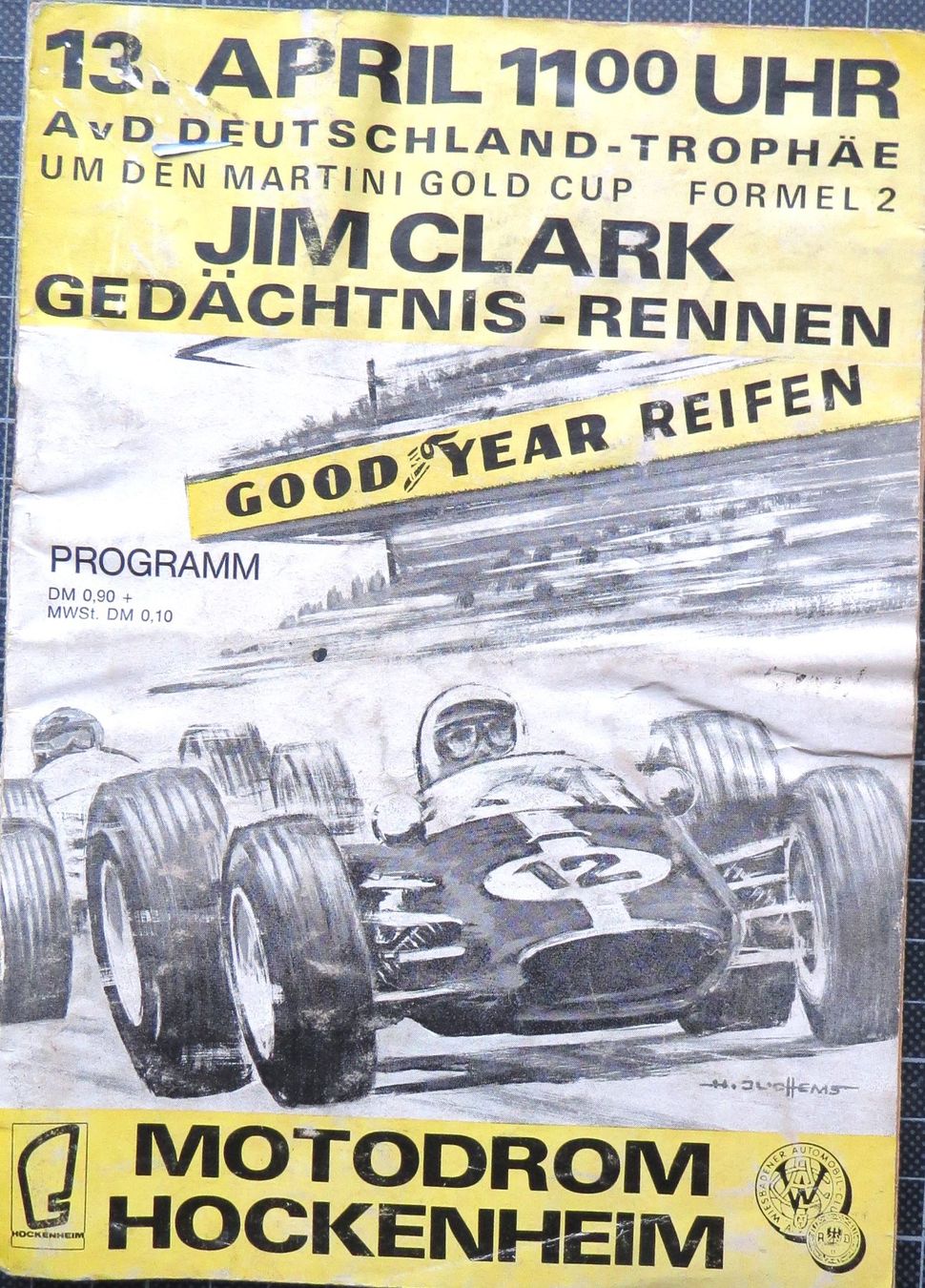 Documenti: Orig. Rennprogramm Formel 2 Hockenheim 1969 – Usato da Ettingen venduto da campione_1