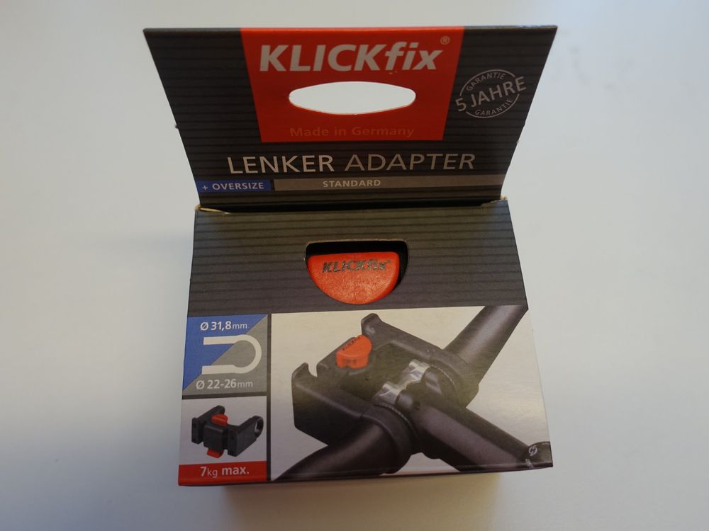 KLICKFIX Adaptateur de guidon 22-26 MM/31.8 MM
