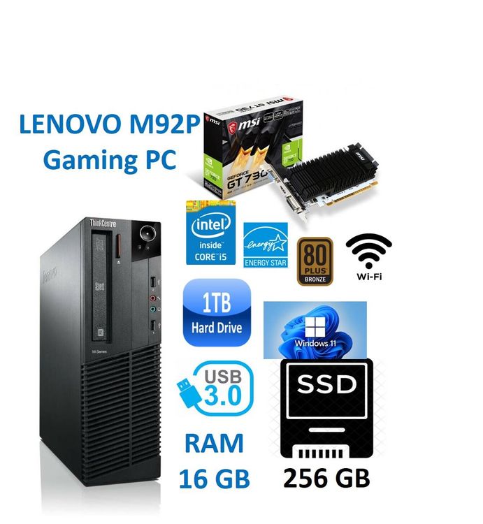 PC Lenovo M92P SFF 16GB Gaming Fortnite GT730 | Kaufen auf Ricardo