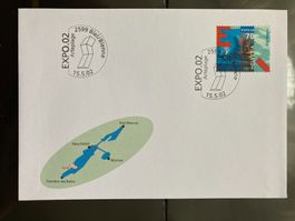 Schweiz 2002 Sonderstempel 70 Rp Biel/Bienne Arteplage