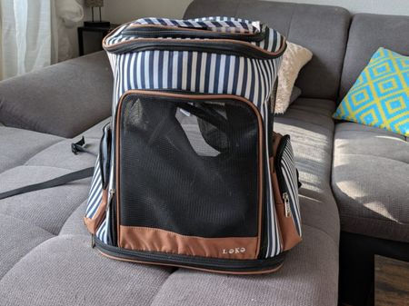 Lekesky Erweiterbarer Katzen- und Hunderucksack