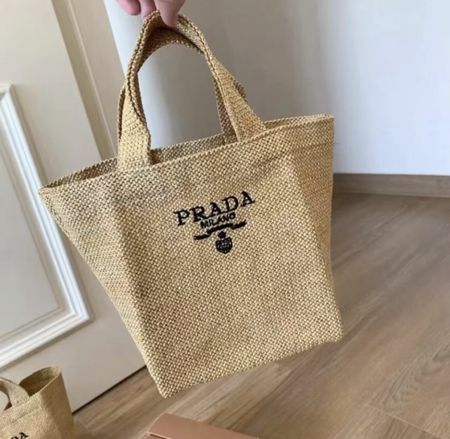 PRADA Handtasche Bast braun neu 35x21x16cm