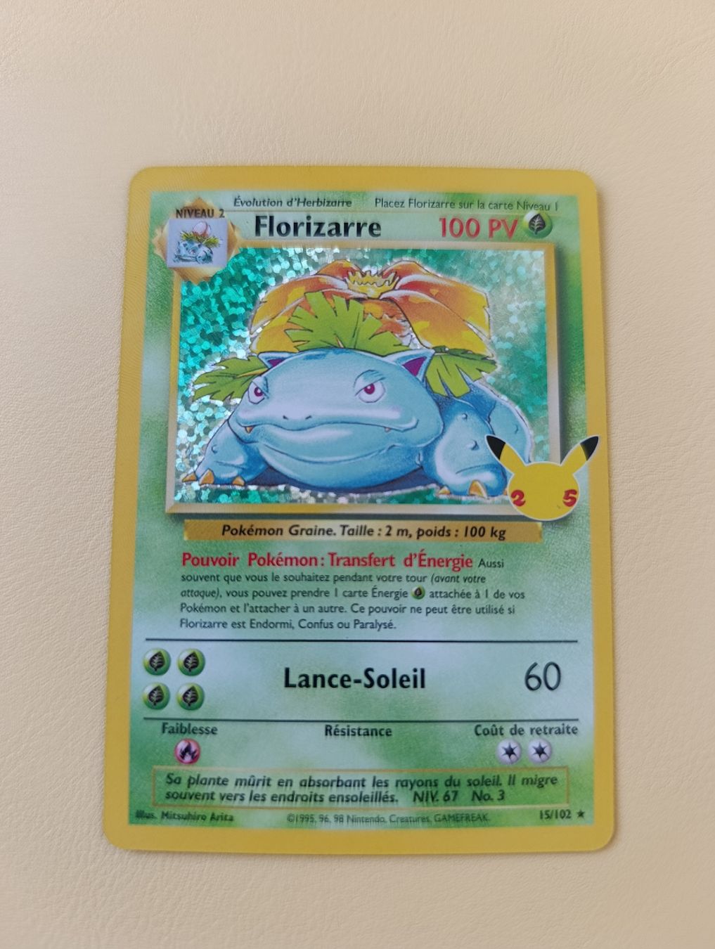 Pokémon Cartes à collectionner: Carte Pokémon Florizarre Célébration FR – D'occasion à Yverdon-les-Bains par cashkiller 1