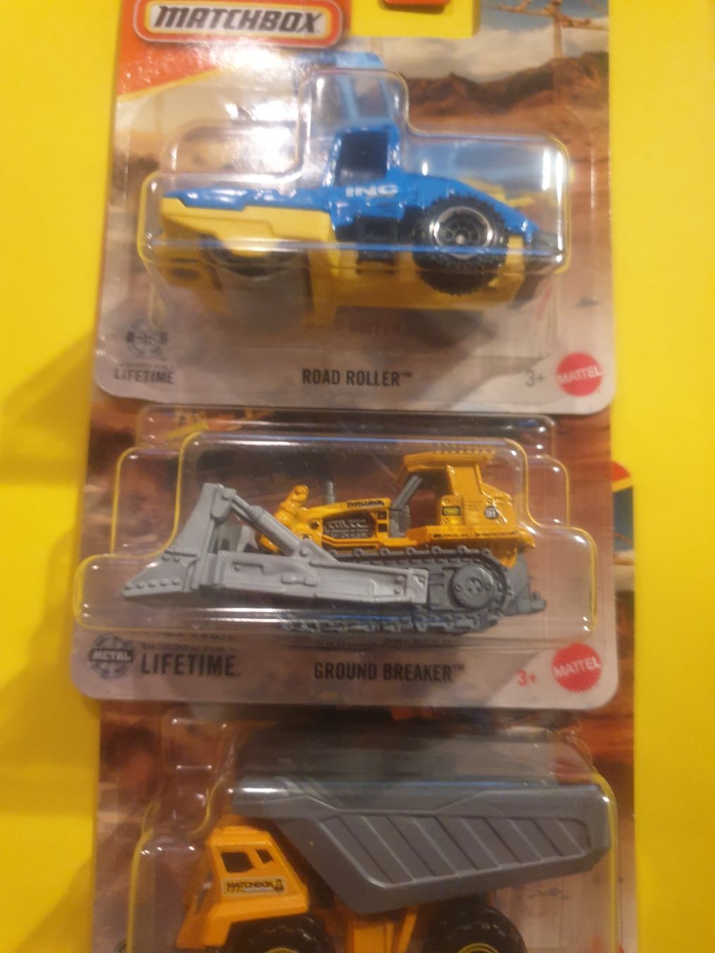 Matchbox Modellini d'auto: Matchbox Baustellen-Set 1 – Nuovo e nell'imballaggio originale da Oftringen venduto da Rotor 2
