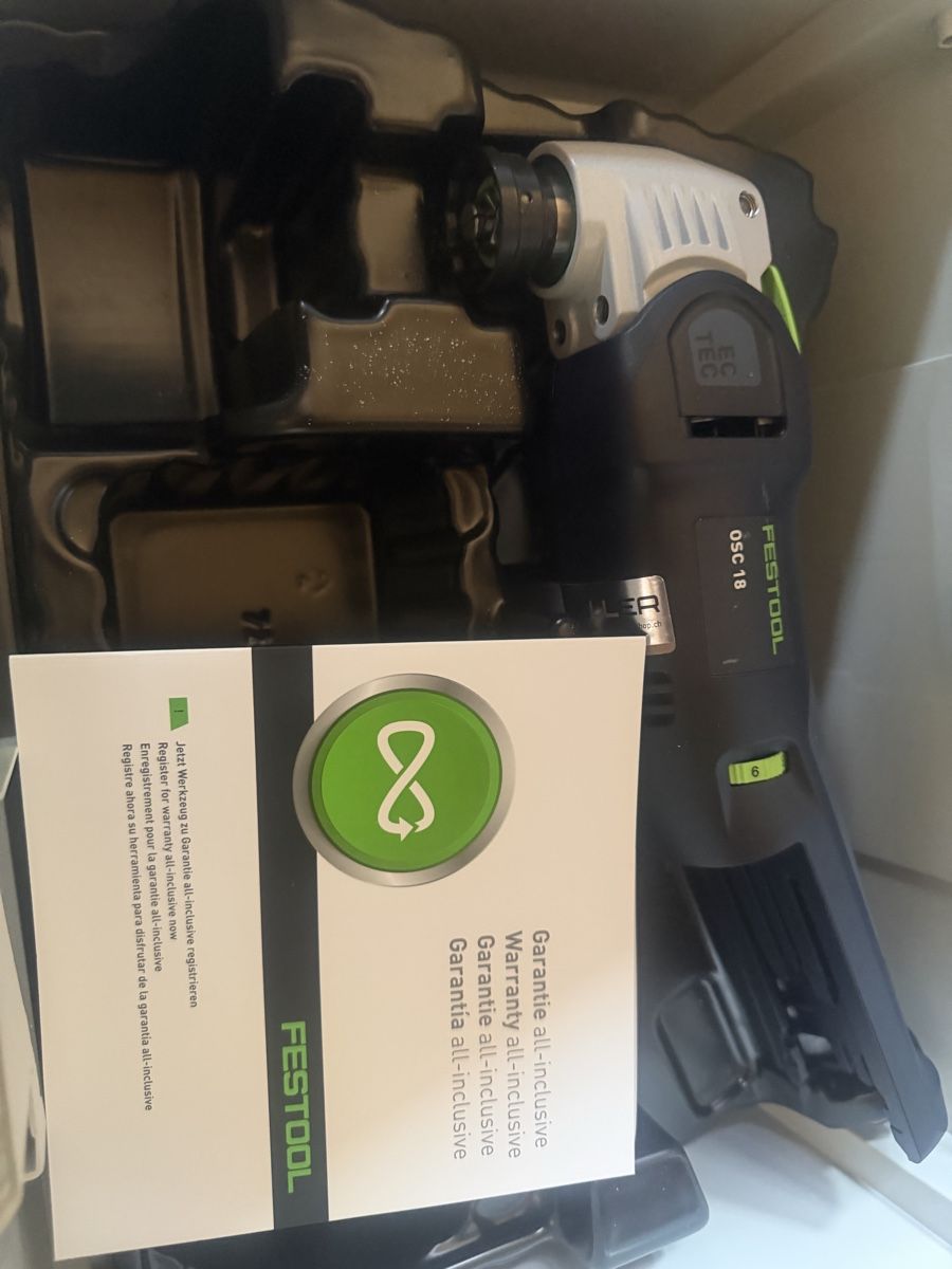 Festool Tutte le macchine: Festool OSC – Nuovo e nell'imballaggio originale da Boltigen venduto da inf_rg7y