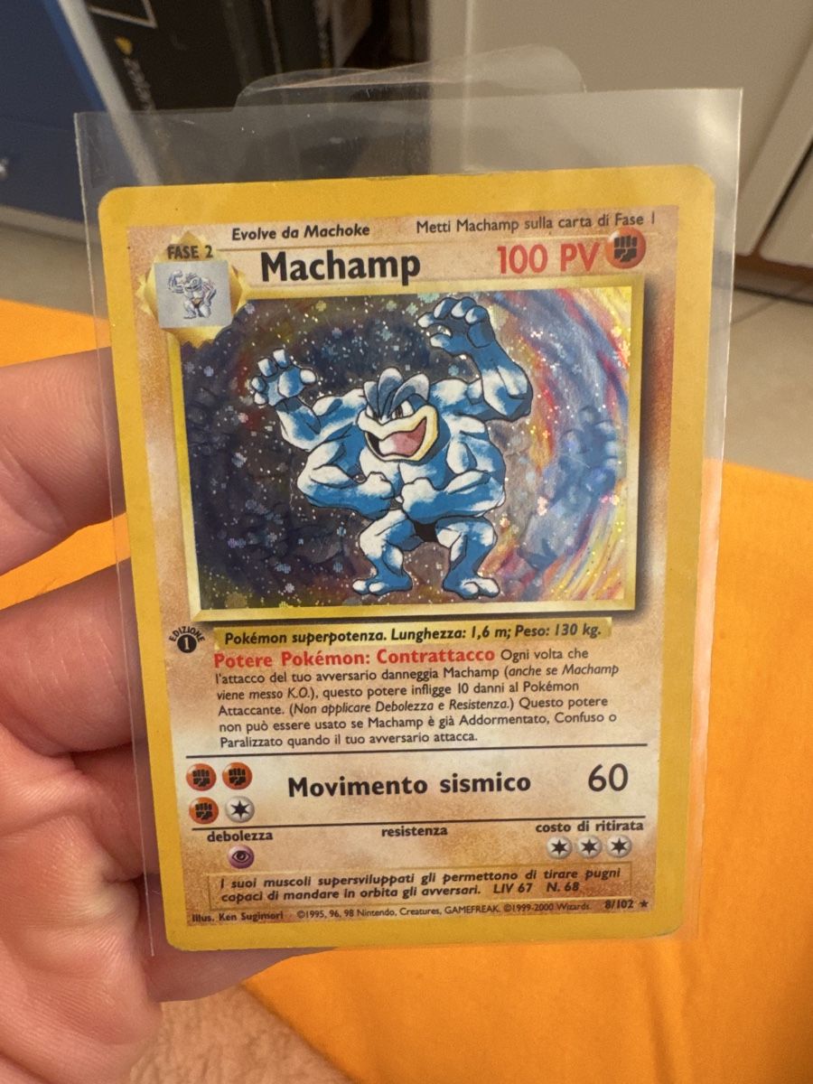 Pokémon Carte collezionabili: Machamp 1edition Ita – Usato da Minusio venduto da bur_dg27 1