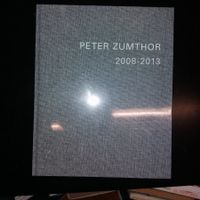 ARCHITEKTUR Peter Zumthor 2008-2013 Band 5 Text französisch