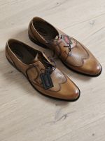 Elegante AM Schuhe Gr.45 Leder braun neuwertig