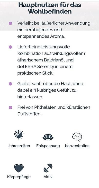 Doterra Oli essenziali: Dõterra Serenity Stick – Nuovo (secondo la descrizione) da Lyss venduto da Infinia 2
