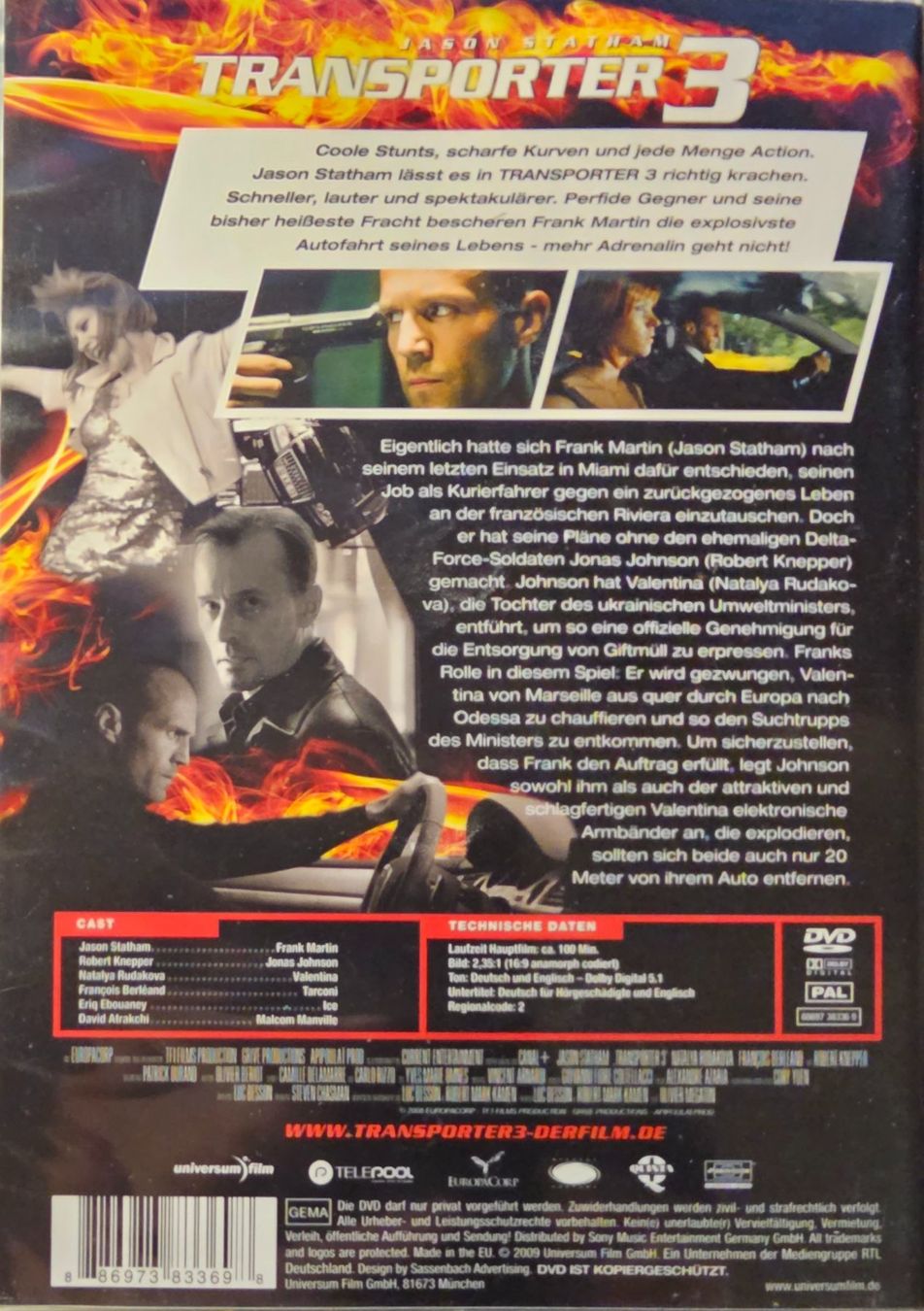 Tutti i DVDs: Transporter 3 – Usato da Wahlen b. Laufen venduto da Cg10 1