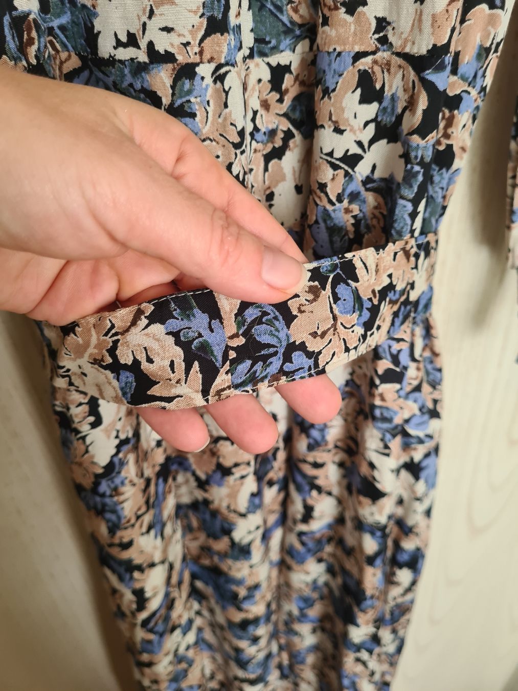 Kleider: Maxikleid, Blusenkleid, Kaffe, gr. 36, Blumenmuster – Gebraucht aus Steinhausen von MilaB 6
